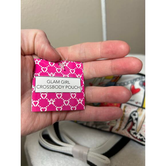 Brighton Glam Girl Crossbody Fabric Pouch Purse NWT - Picture 6 of 7